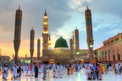 Al Masjid an Nabawi in Medina, Saudi Arabia