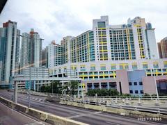 HK bus view on Island Eastern Corridor in July 2023