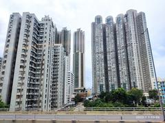 HK Bus view on Island Eastern Corridor in July 2023