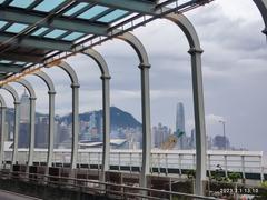 HK bus view on Island Eastern District Corridor in July 2023