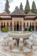 view of Alhambra palace on a sunny day