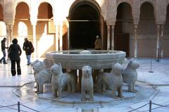 Fountain of the Lions in the Patio de los Leones, Alhambra