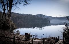 Radnor Lake State Park during springtime with clear skies