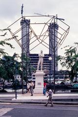 Raffles's Landing Site Singapore construction of OCBC Centre