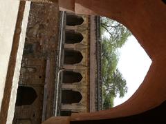 Looking out of Rajon ki Baoli arcade