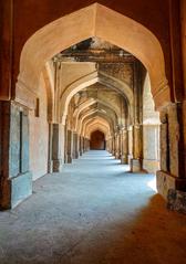 Rajon Ki Baoli stepwell in Mehrauli, Delhi