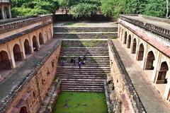 Rajon Ki Baoli ancient stepwell in Delhi, India