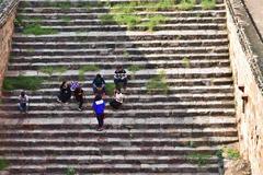 Rajon Ki Baoli stepwell in Delhi, India