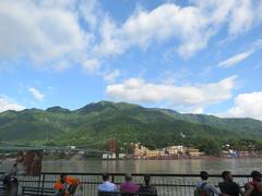 Ram Jhula bridge in Rishikesh