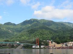 Ram Jhula bridge in Rishikesh