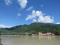 Ram Jhula Bridge at Rishikesh during Valley of Flowers trip LGFC 2019