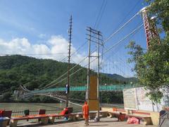 Ram Jhula bridge in Rishikesh