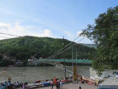 Ram Jhula bridge in Rishikesh