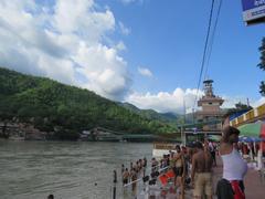 Ram Jhula Bridge in Rishikesh