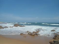 Afternoon view of RK Beach in Visakhapatnam