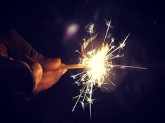 Diwali crackers at Vizag beach