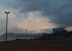 Dolphin Nose Hill view from RK Beach Road in Visakhapatnam