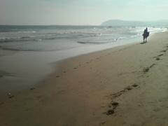 Evening view at RK Beach in Visakhapatnam