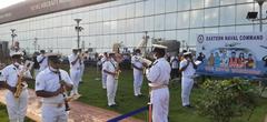 Live performance by the Navy Band at TU Aircraft Museum, RK Beach Visakhapatnam, August 2021