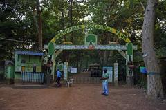 Rahul Biswas in front of Ramnabagan Wildlife Sanctuary