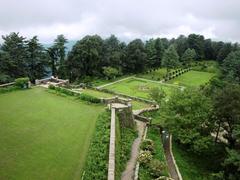 Garden behind the Viceregal Lodge in Shimla, Himachal Pradesh