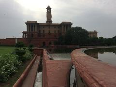 front garden of Rashtrapati Bhawan