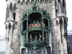 Glockenspiel of the Neues Rathaus clock tower