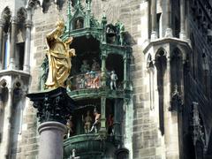 Mariensäule monument in Marienplatz, Munich