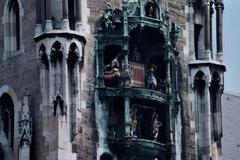 Astronomical clock of the New City Hall in Munich