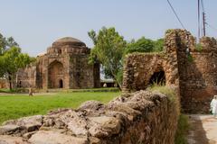 Rawat Fort exterior wall on the north side in Pakistan