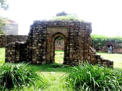 Remaining wall of tomb at Rawat Fort in Pakistan