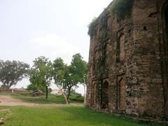 Rawat Fort Tomb-like building side view near small gate