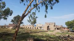 Inside view of Rawat Fort in Pakistan