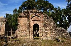 Deteriorating structures of Rawat Fort in Pakistan