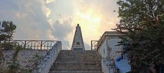 front view of Raymond's Tomb in Hyderabad, Telangana, India