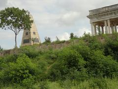 full view of Raymond's Tomb in Hyderabad, India