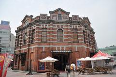 The Red House Theater in Ximen with chime top design