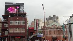 Hanzhong Street Police Station and Red House Theater in Taipei