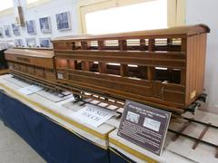 double decker wooden train models