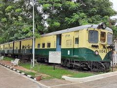 EMU 11043 meter gauge electric locomotive on display