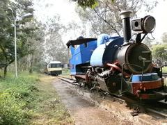 Darjeeling Himalayan Railway class B No. 797 train engine on display at Regional Rail Museum in Chennai