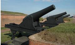 8-inch Rodman guns at Fort McHenry