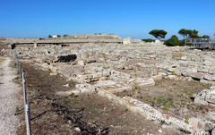 Ruins of the ancient city of Egnazia