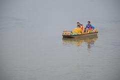 boat on Sukhna Lake in Chandigarh