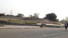 Garden of Silence along Sukhna Lake walking path