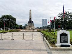 Monument to national hero José Rizal in Rizal Park, Manila