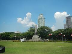 Rizal Park landmarks and historical memorials in Manila, Philippines