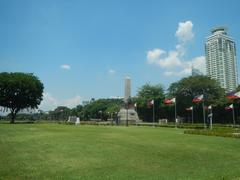 Rizal Park landmarks and historical memorials