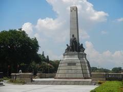 Rizal Park historical markers and landmarks