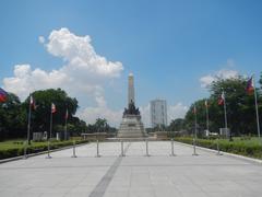 Rizal Park view with historical landmarks and attractions